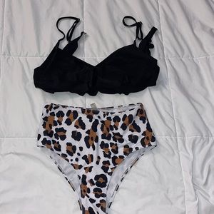 Animal print bikini